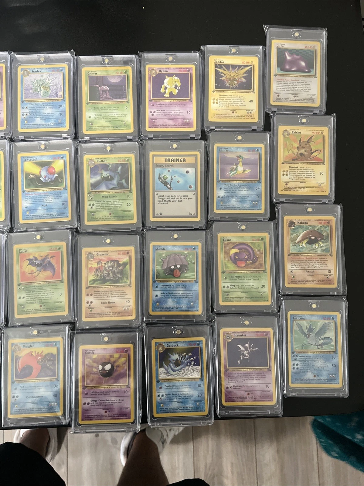 35 First Edition Fossil Pokemon Cards 🔥🔥 LP none holo