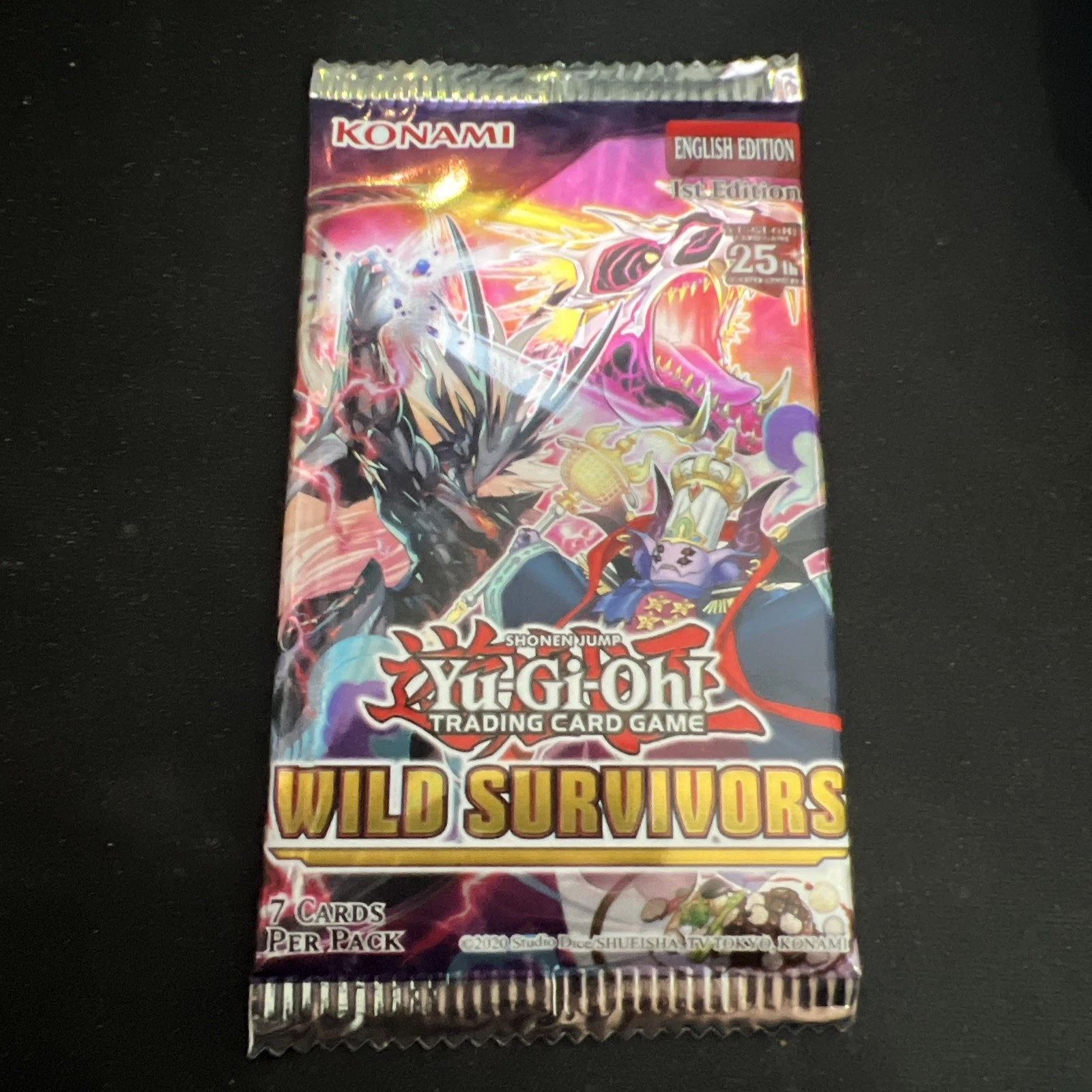 Yu-gi-oh! Wild Survivors Booster Pack - Factory Sealed 1st Edition