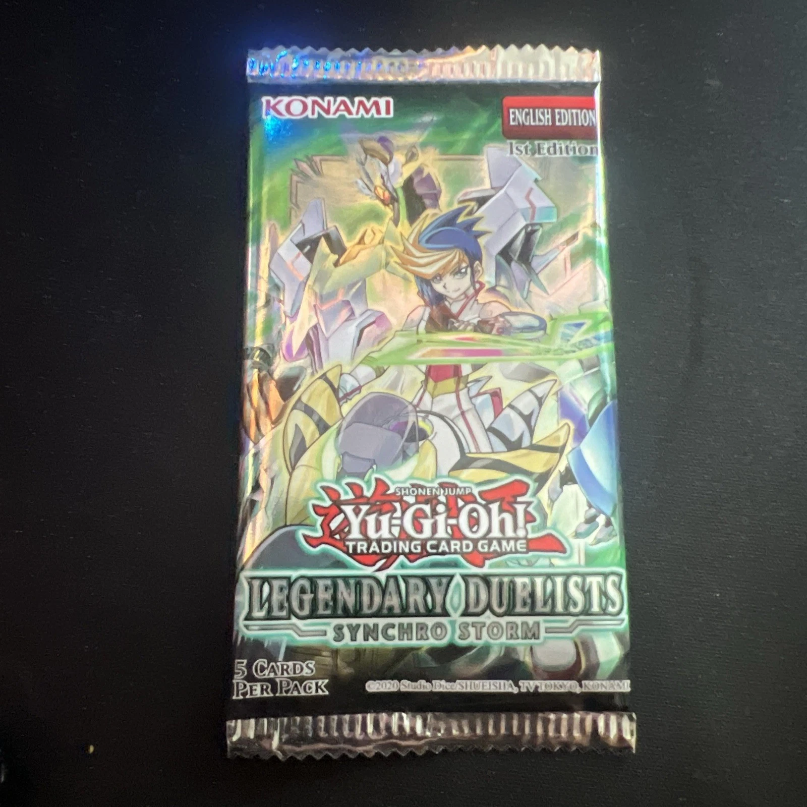 YuGiOh! Legendary Duelists: Synchro Storm Factory Sealed Booster Pack
