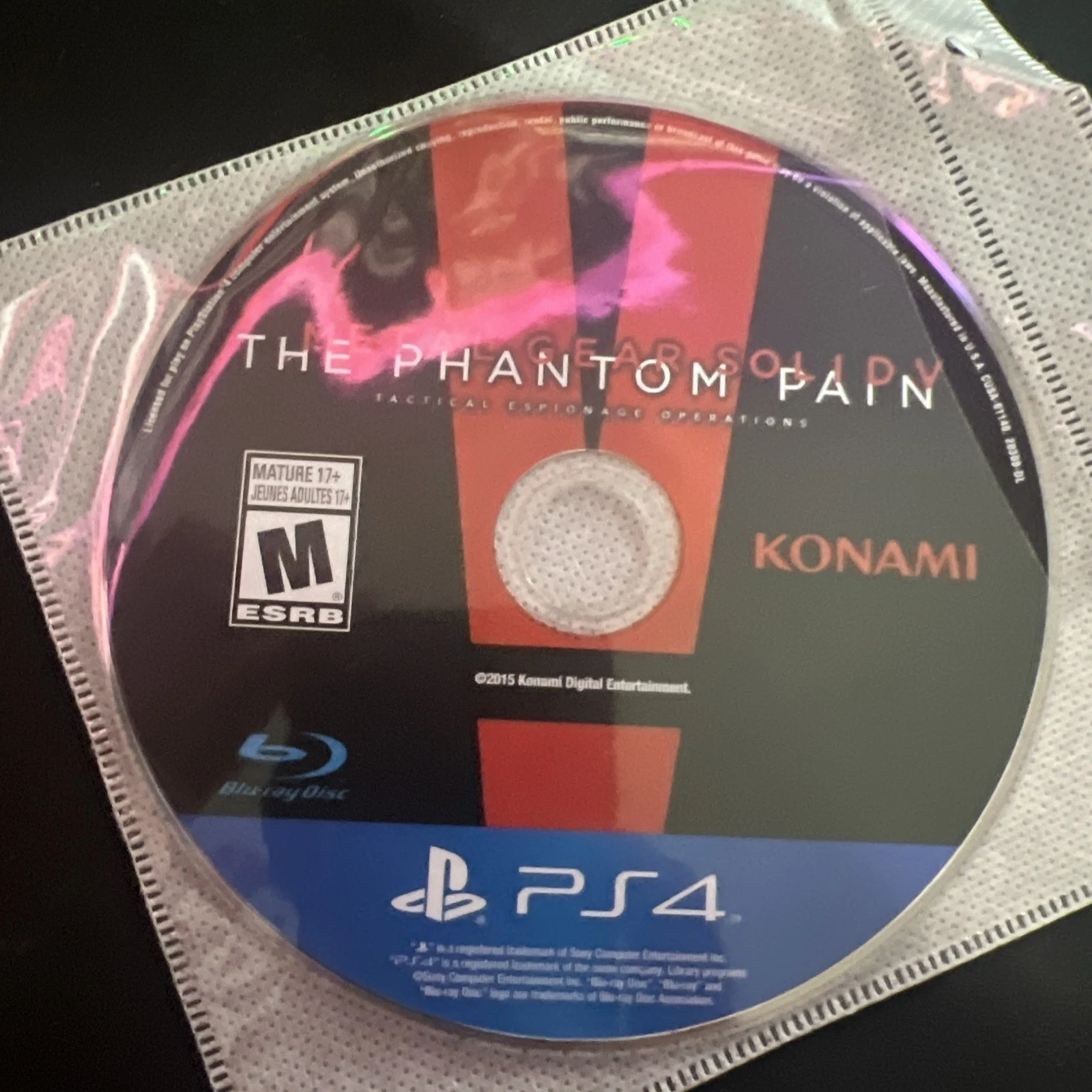 Metal Gear Solid V: The Phantom Pain for PlayStation 4 (PS4) - Disc Only Tested