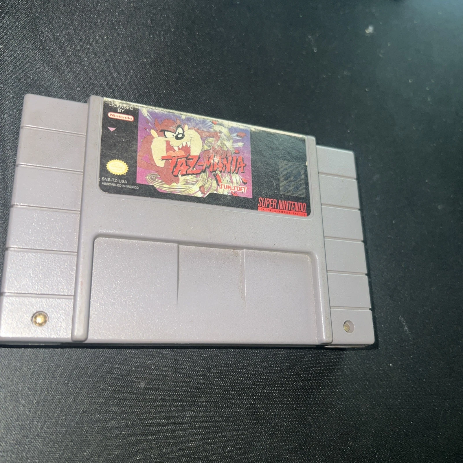 SNES Taz-Mania (Super Nintendo Entertainment System, 1993) Authentic