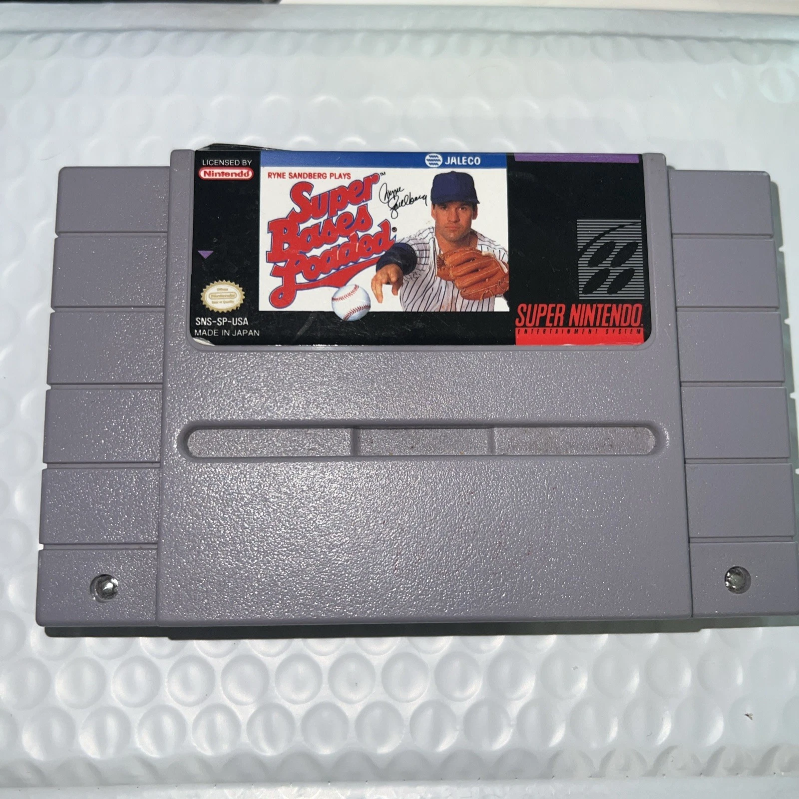 Super Bases Loaded (Super Nintendo SNES, 1991) TESTED WORKING