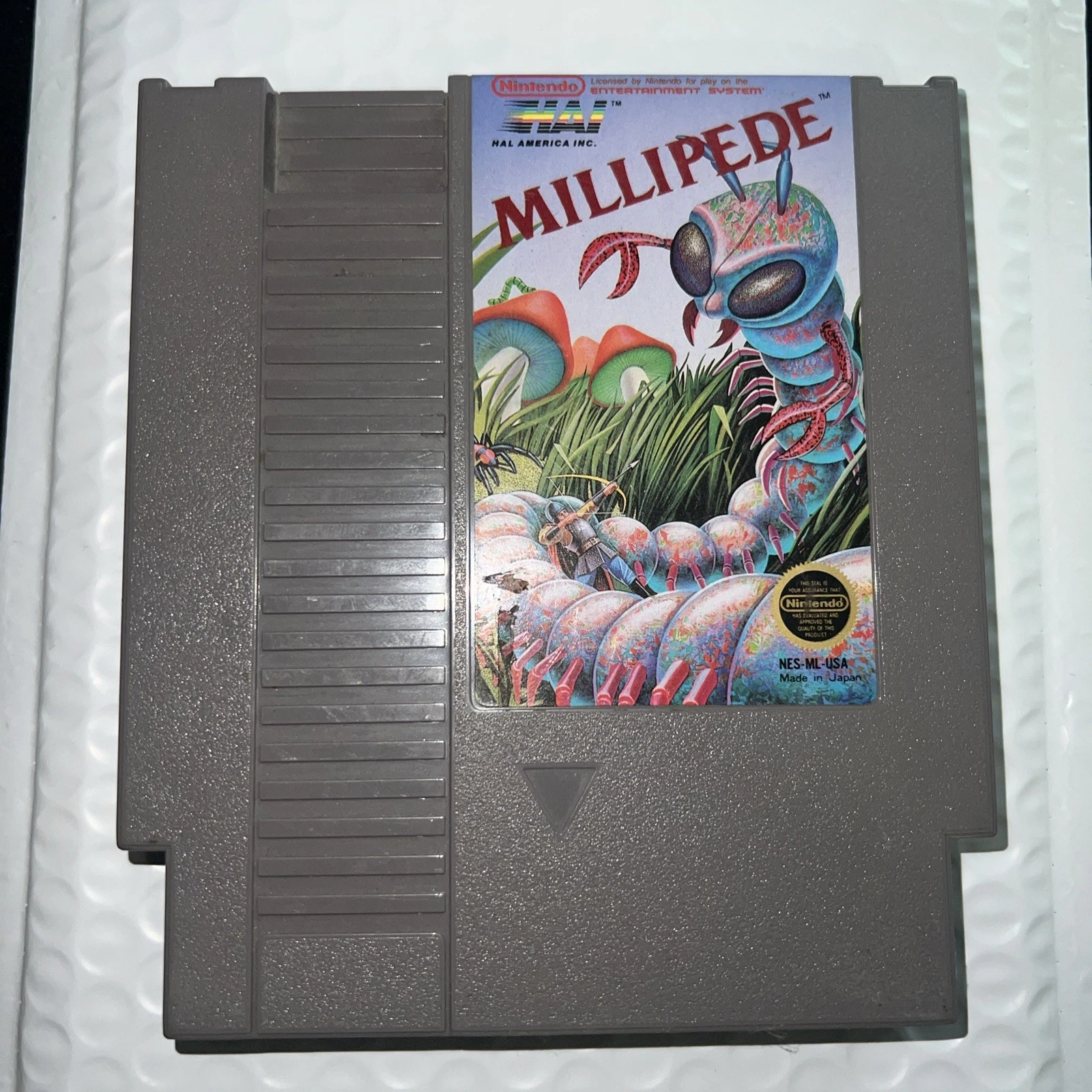 Millipede (Nintendo Entertainment System NES, 1988) TESTED & WORKS