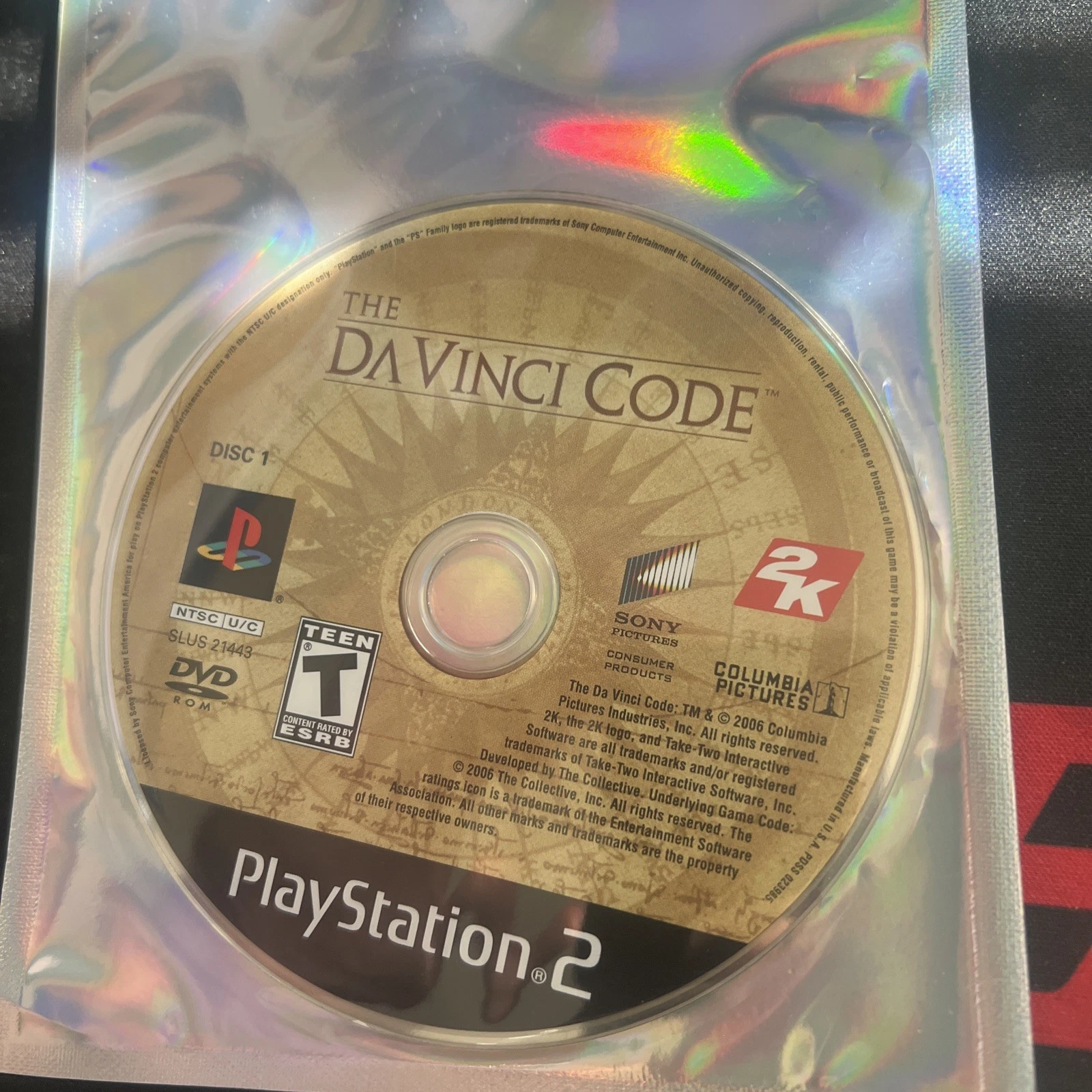 Da Vinci Code, The PS2 Sony PlayStation 2 Disc Only