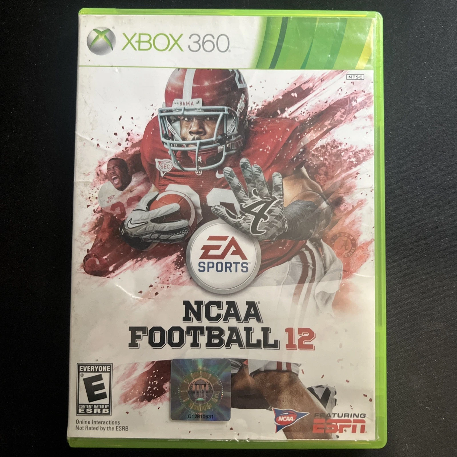 NCAA Football 12 (Microsoft Xbox 360, 2011) - Case Only