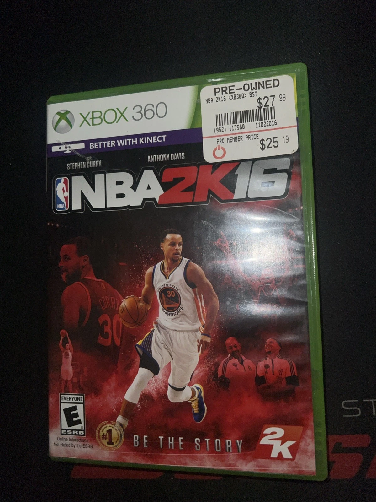 Xbox 360 NBA2K16 NBA Basketball Complete in Original Case Tested & Working!