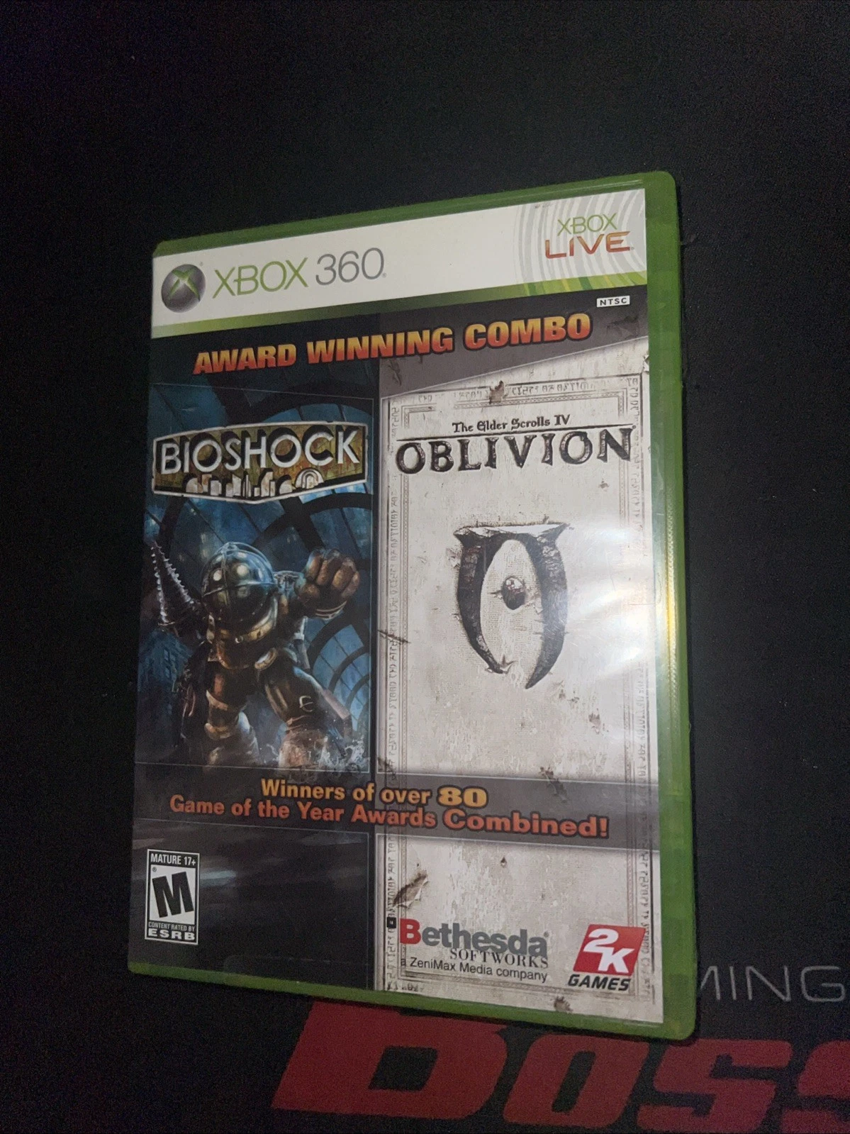 Bioshock/The Elder Scrolls IV: Oblivion (Microsoft Xbox 360, 2007) Complete