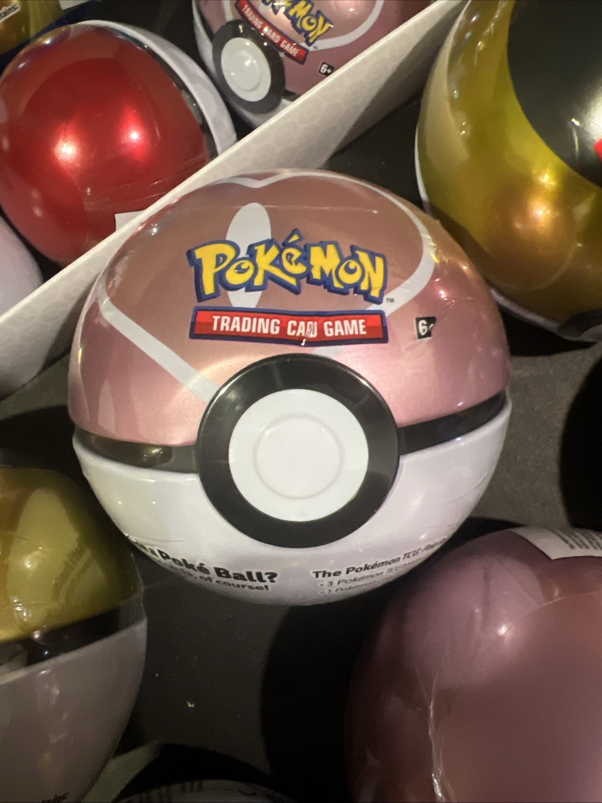 Pokemon TCG: LOVE BALL POKEBALL Tin (D21) FACTORY SEALED (RARE)
